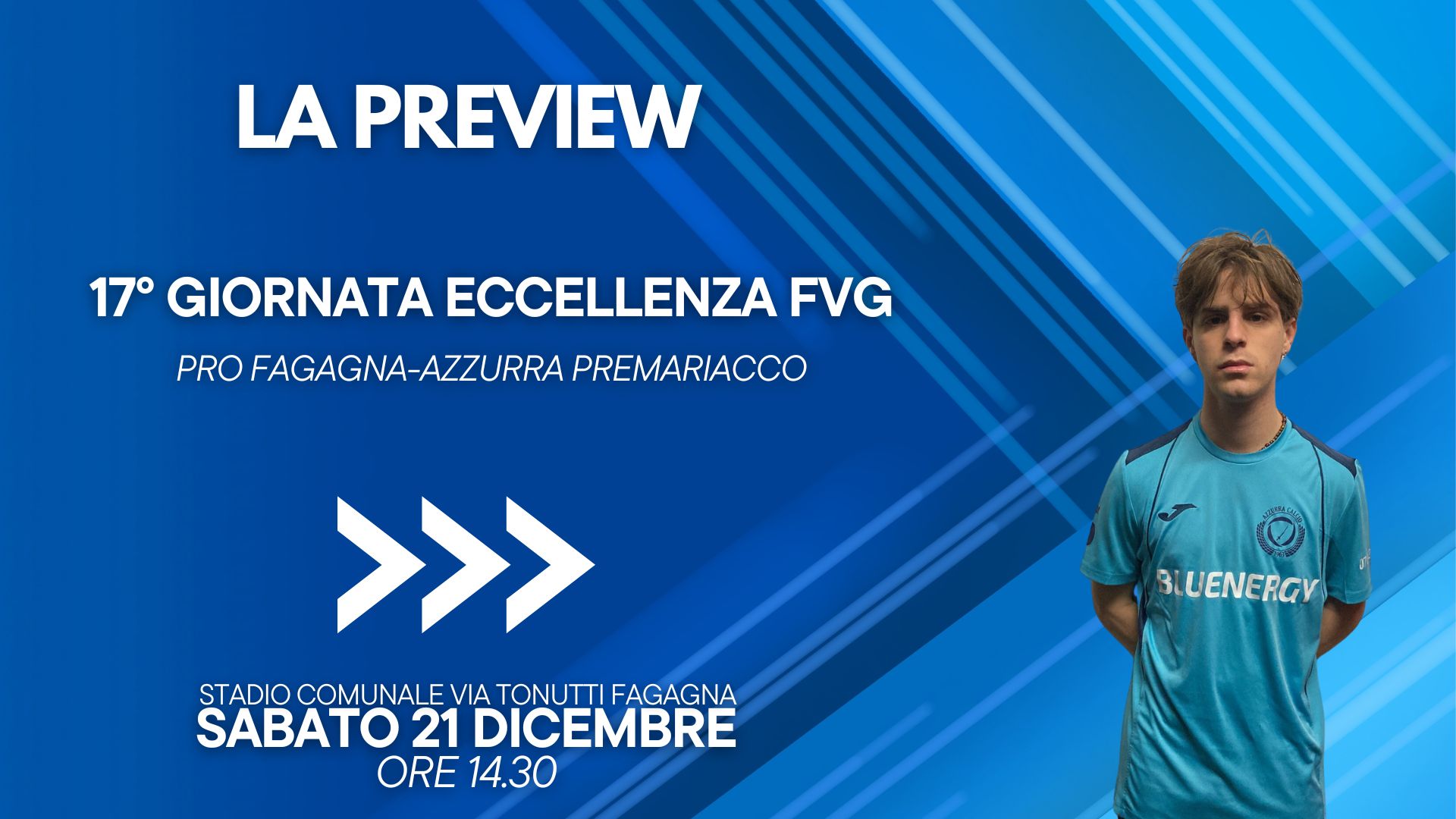 Eccellenza FVG, Pro Fagagna-Azzurra Premariacco: la preview della 17ª giornata